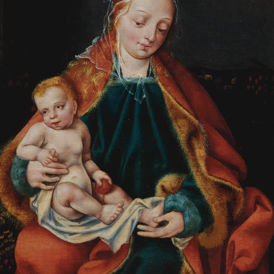 Joos Van Cleve — Дева Мария с младенцем