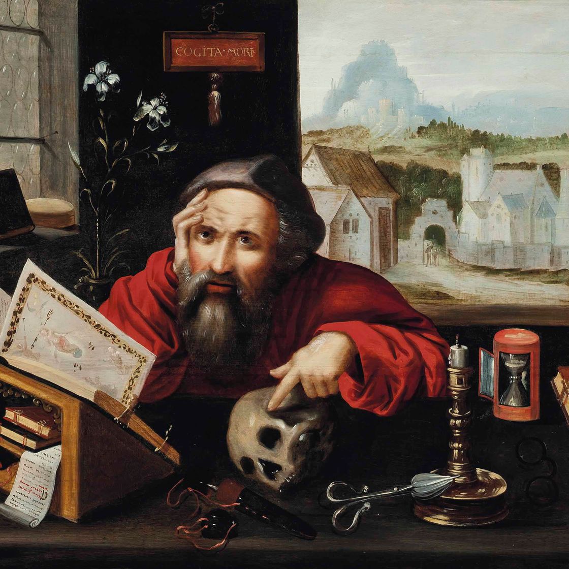 Joos Van Cleve — Святой Иероним в своем кабинете