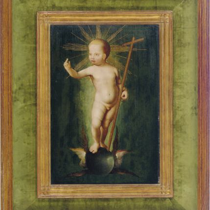 Joos Van Cleve — Христос как Спаситель Мира