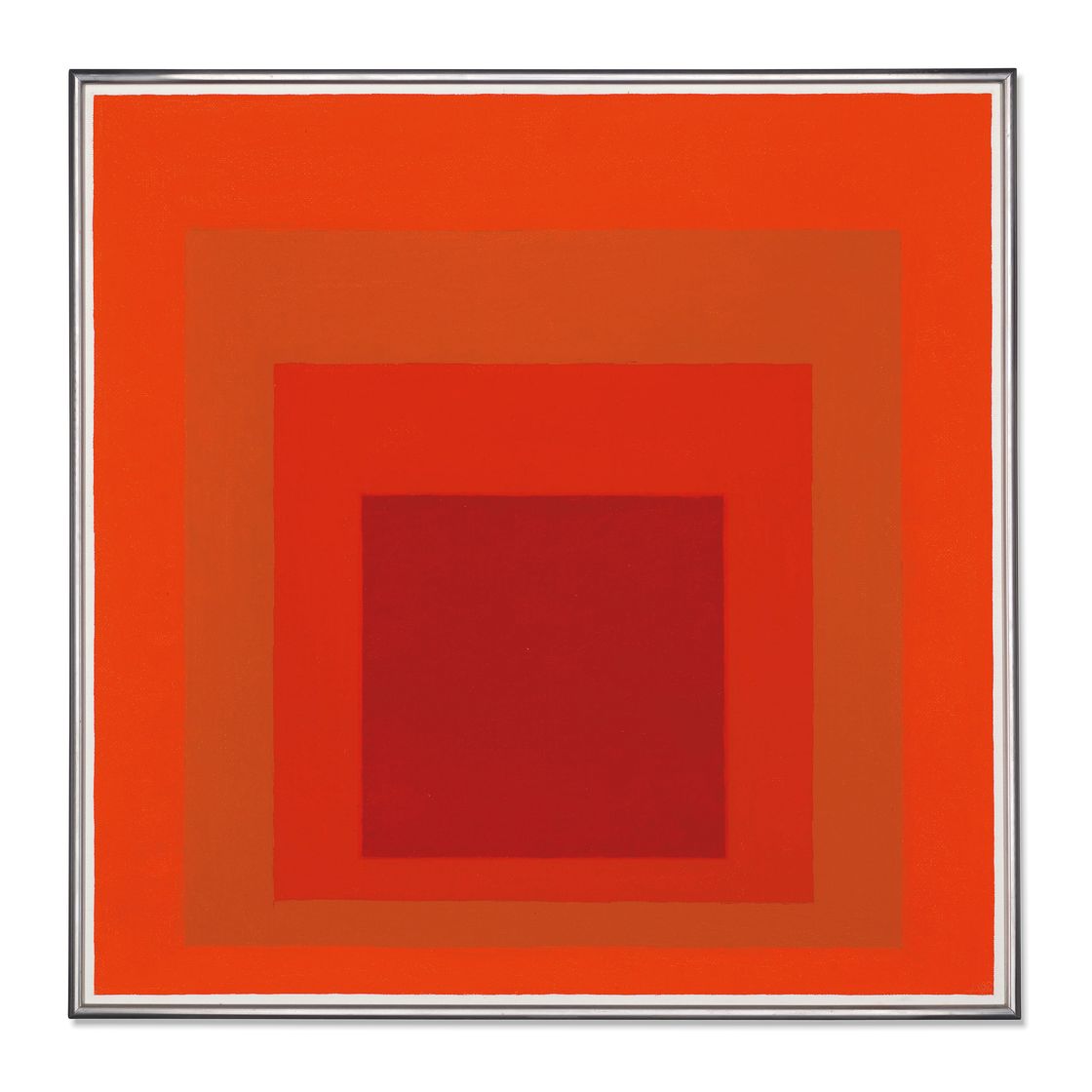 Josef Albers — Этюд в честь Площади: Красный тетрахорд