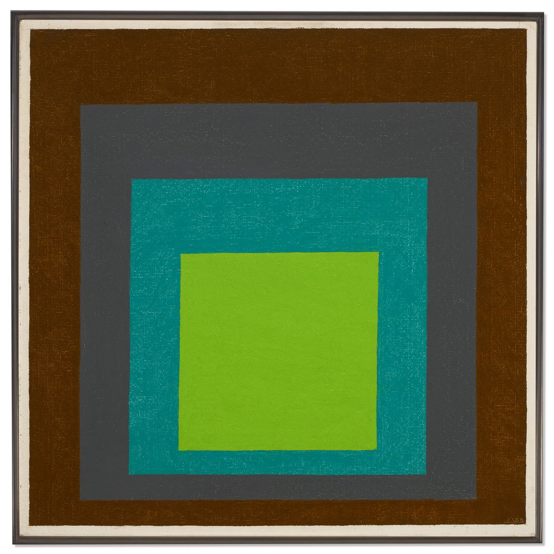Josef Albers — Исследование в честь Площади: зарождение, изображение 1
