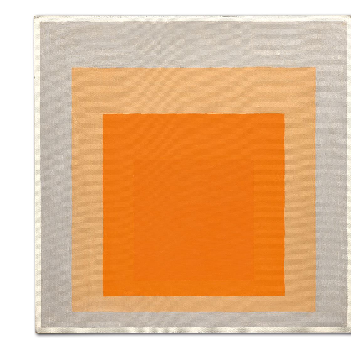 Josef Albers — Этюд в честь Площади: Мягкий цитрусовый, изображение 3