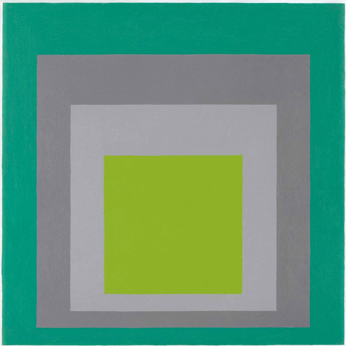 Josef Albers — Исследование в честь Площади: начало весны