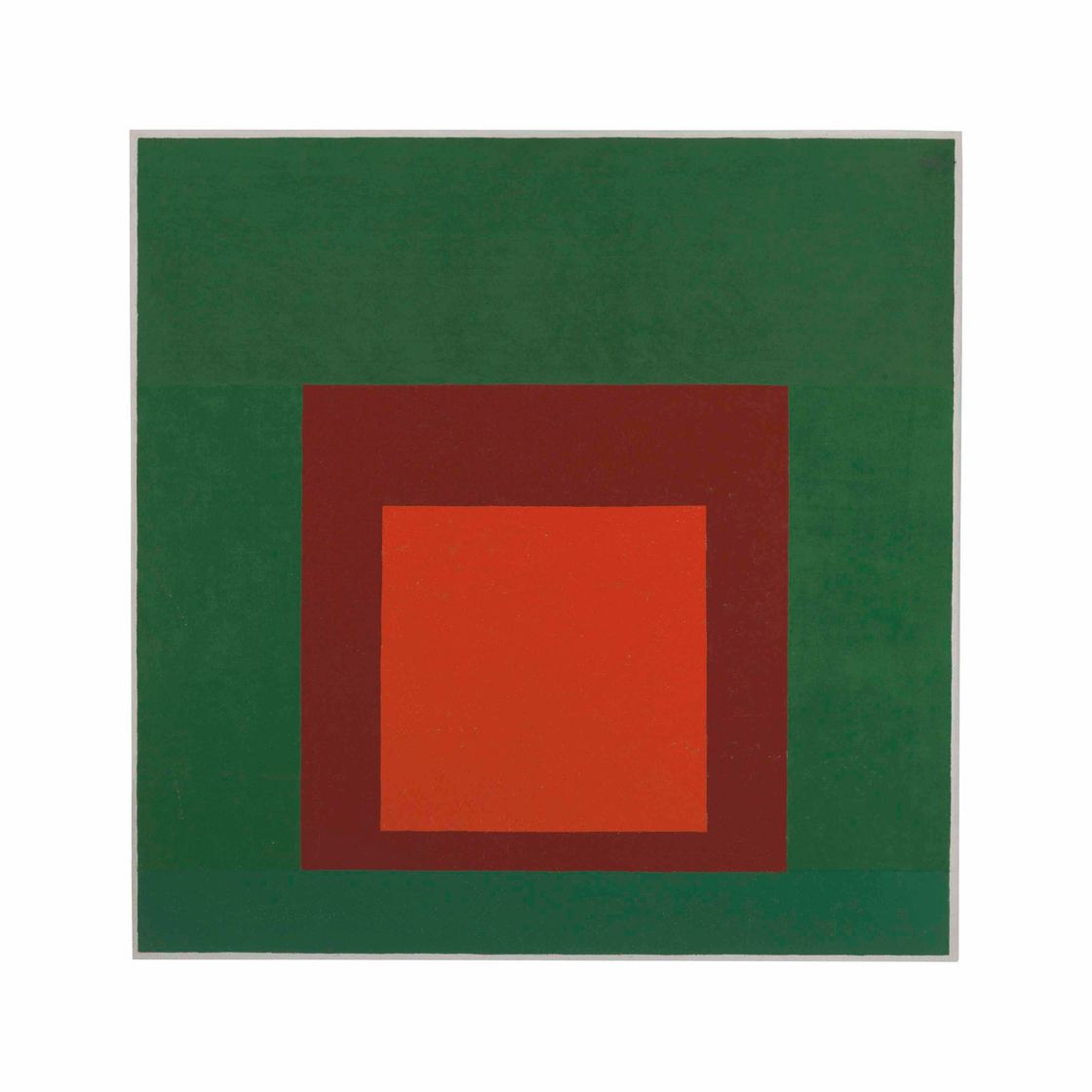Josef Albers — Исследование в честь Площади: Установлено