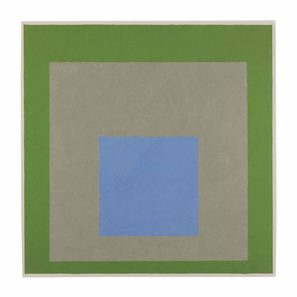 Josef Albers — Дань уважения площади: Синий звук