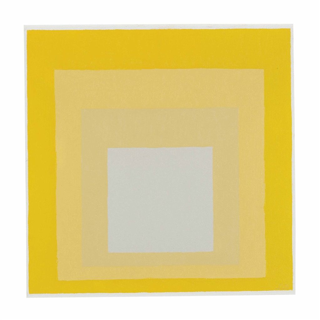 Josef Albers — Этюд в честь Площади: Темное играет светлее
