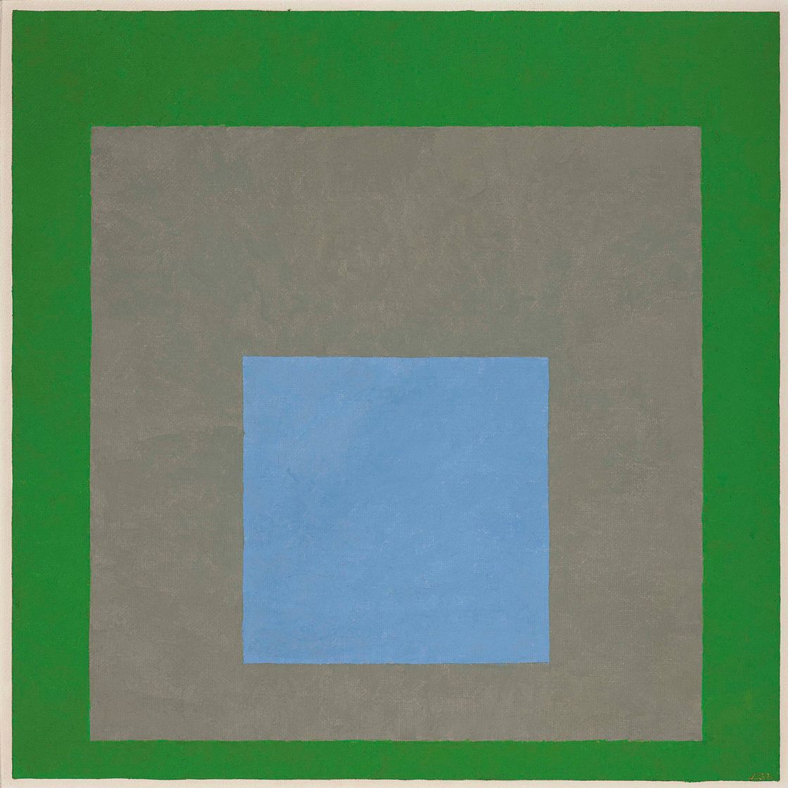 Josef Albers — Дань уважения площади: Синий звук