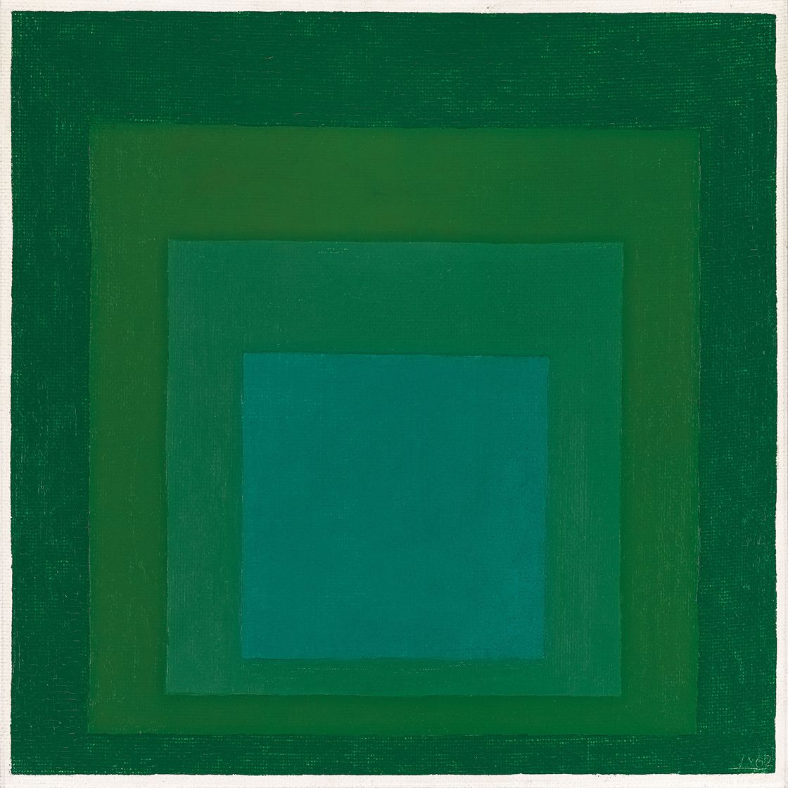 Josef Albers — Этюд для оммажа на площади: Рассвет