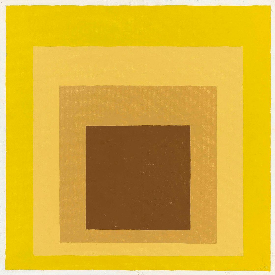 Josef Albers — Этюд, посвященный Площади: "Пораженный"