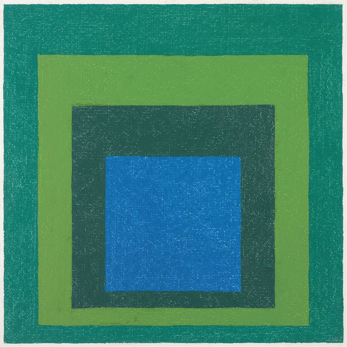 Josef Albers — Этюд в честь площади: Поляна