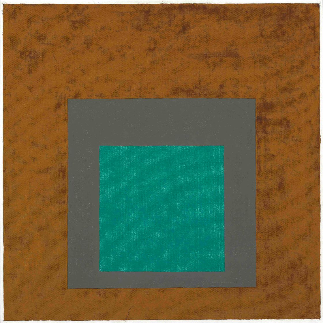 Josef Albers — Этюд, посвященный Площади: "Серое становится прозрачным"