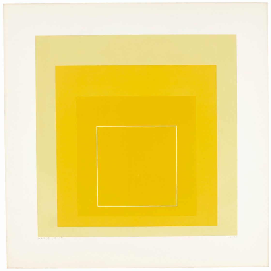 Josef Albers — Квадраты с белыми линиями, серия I, изображение 6