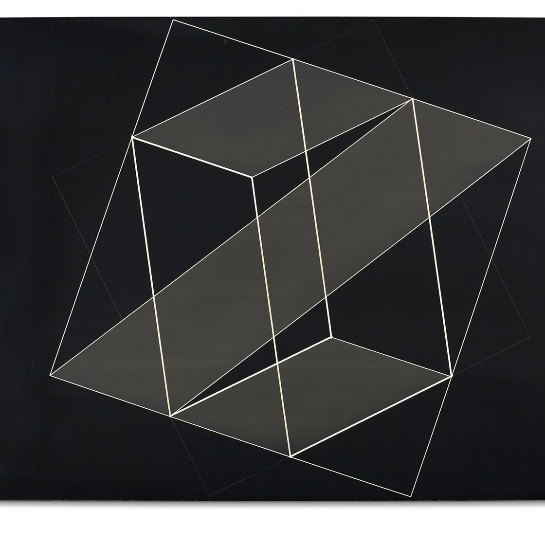 Josef Albers — (i) Структурная схема: Трансформация схемы (ii) Структурная схема: Трансформация схемы № 33, изображение 2