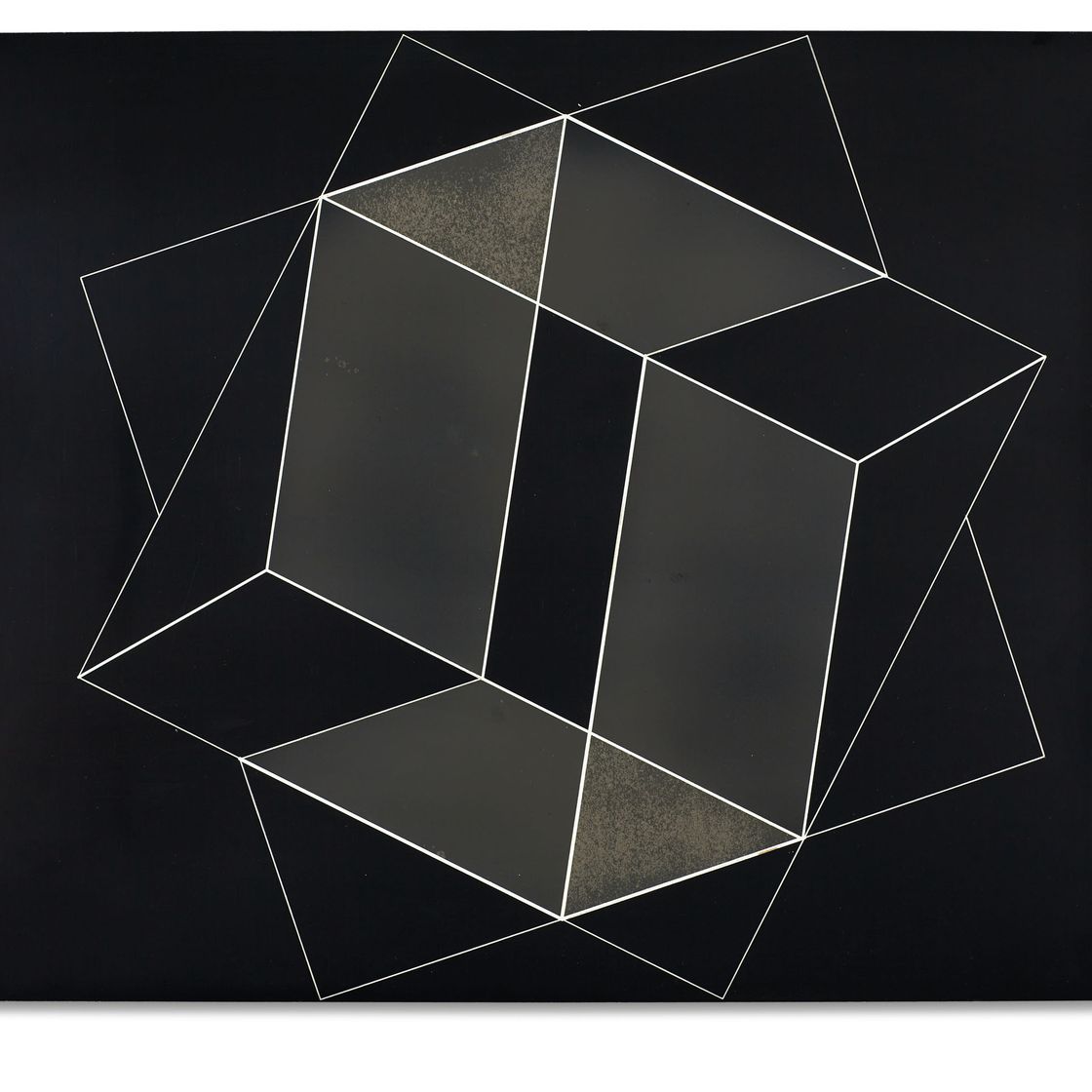 Josef Albers — (i) Структурная схема: Трансформация схемы (ii) Структурная схема: Трансформация схемы № 33, изображение 3