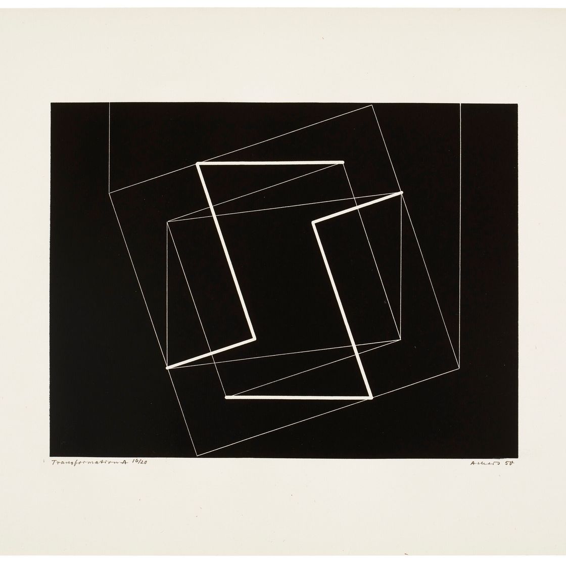 Josef Albers — Трансформация A-D, изображение 2