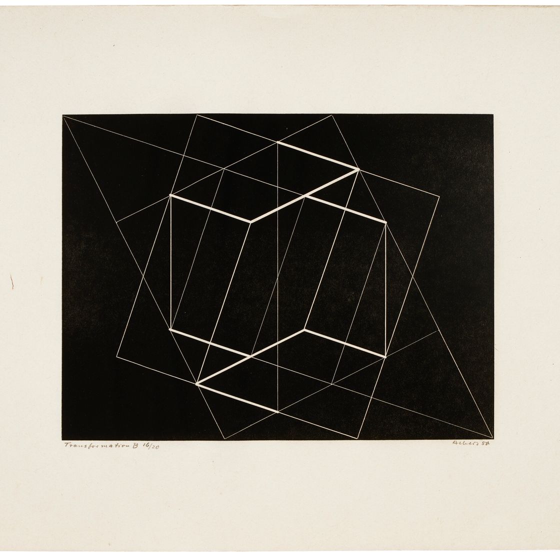 Josef Albers — Трансформация A-D, изображение 3