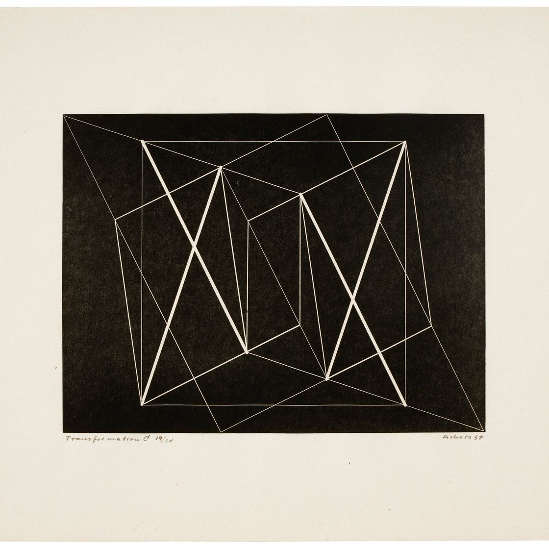 Josef Albers — Трансформация A-D, изображение 4