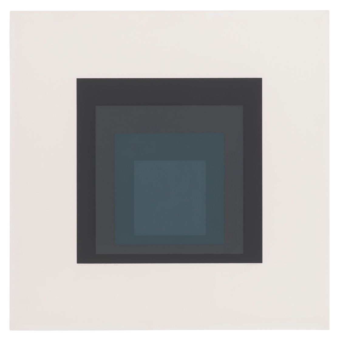 Josef Albers — Серый инструментарий I j, от Серого инструментария I
