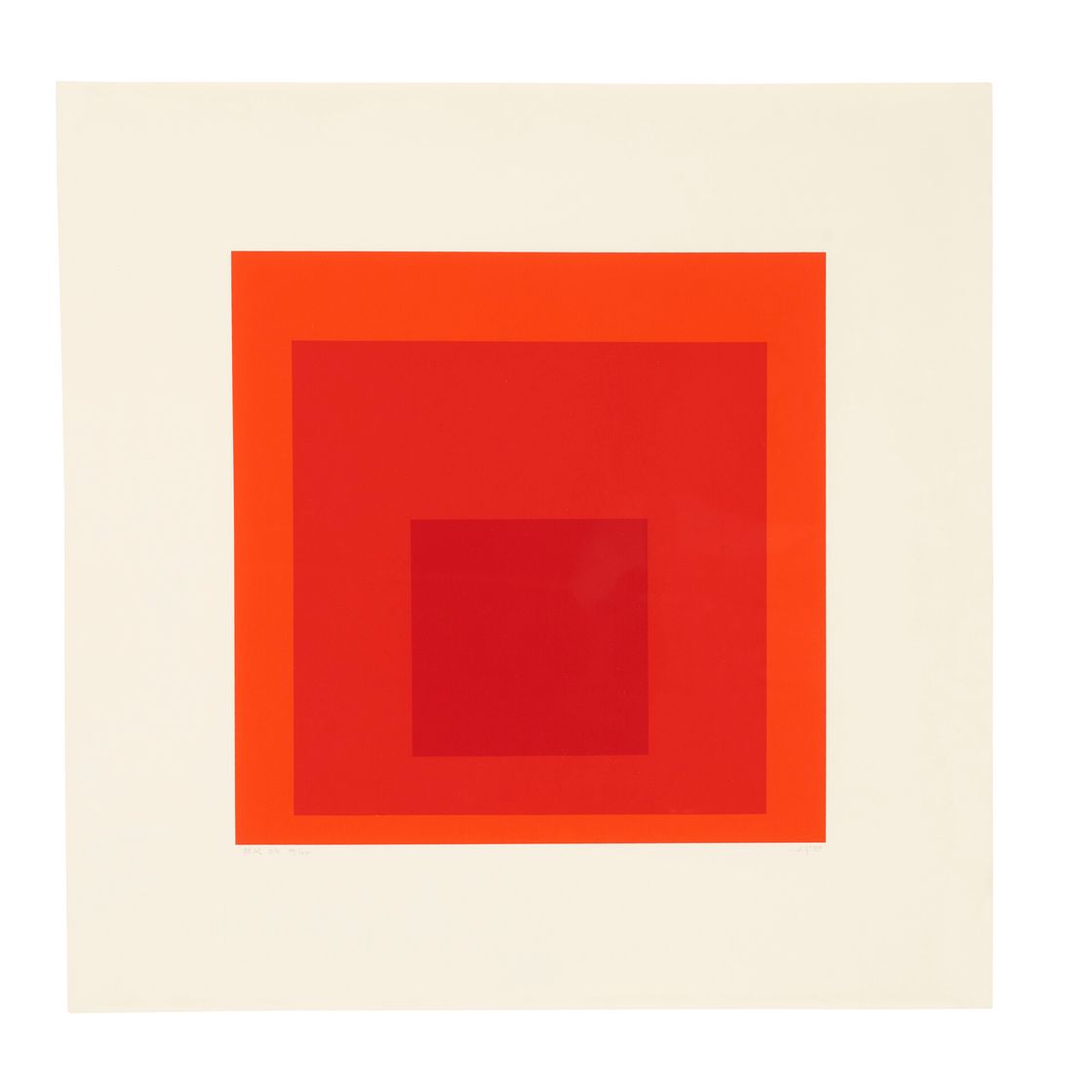Josef Albers — Например, из "Дани уважения площади": издание Келлера, изображение 1