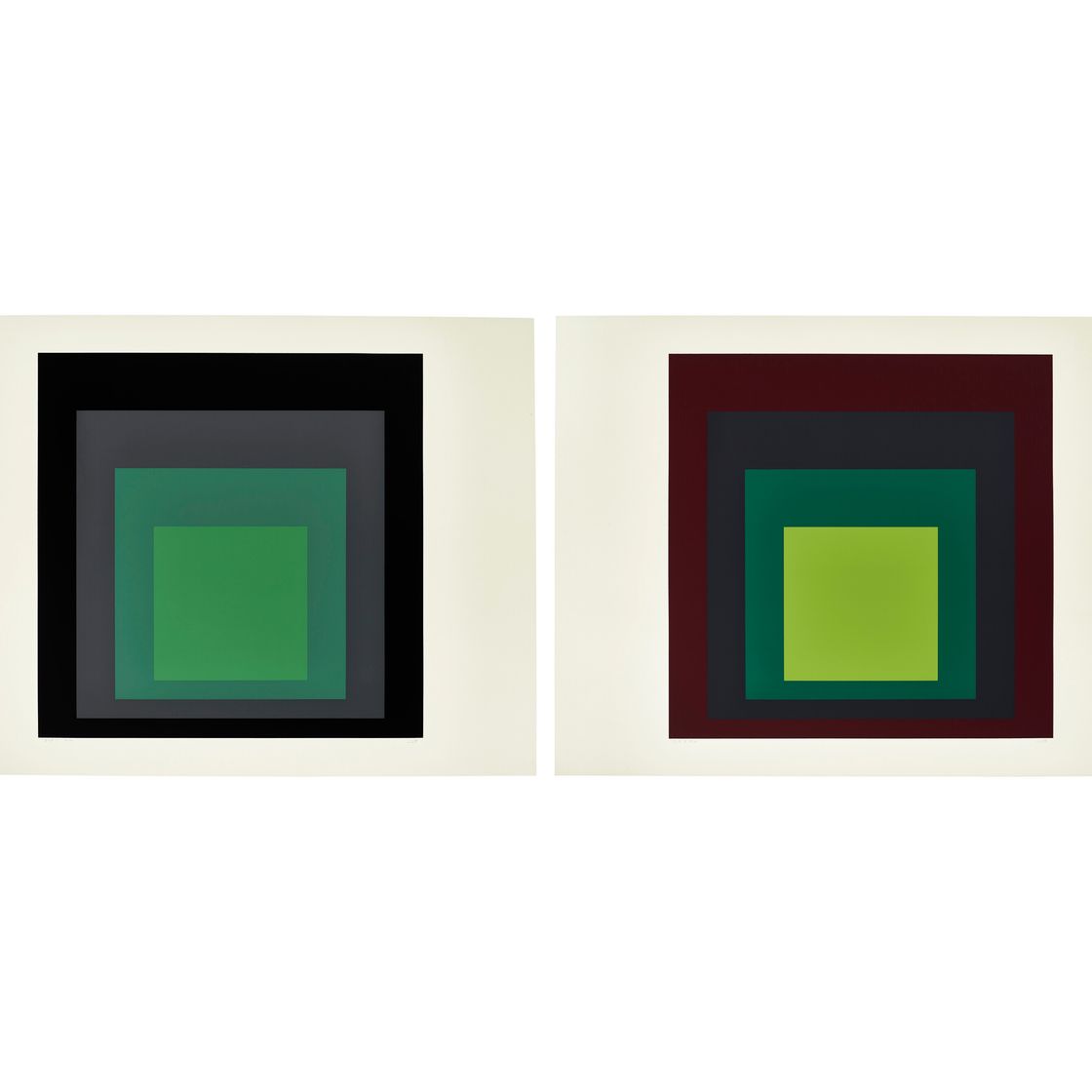Josef Albers — ЕСТЬ: два отпечатка, изображение 1
