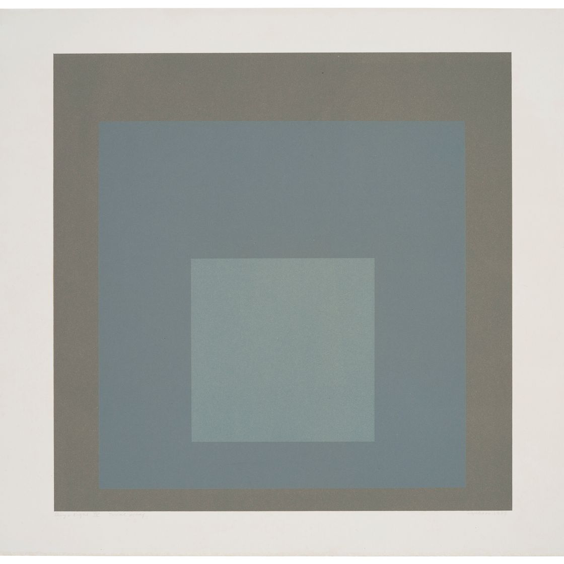 Josef Albers — День + ночь IX, от дня к ночи: Дань уважения Площади