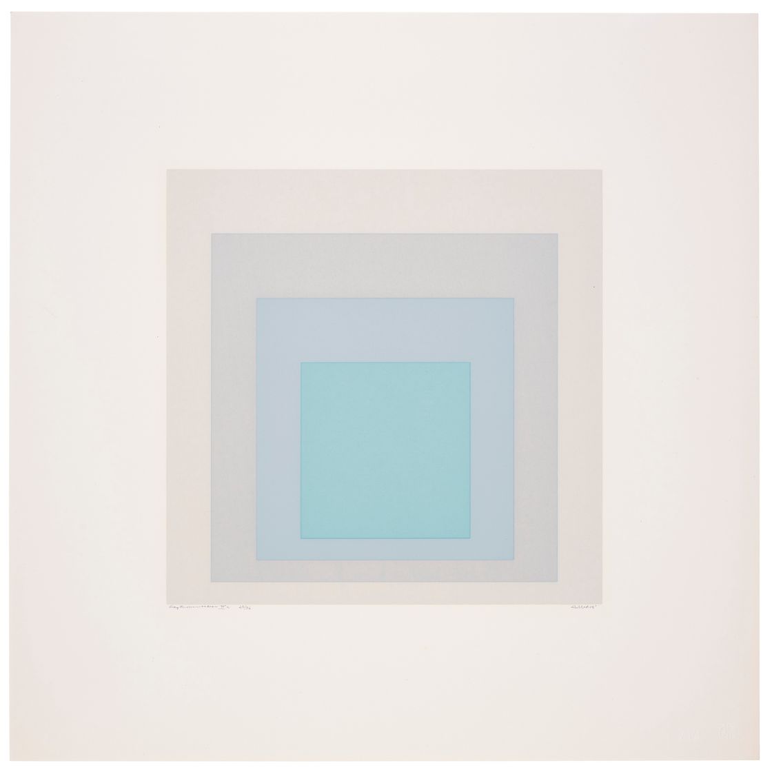 Josef Albers — Gray Instrumentation IIa, от Gray Instrumentation II