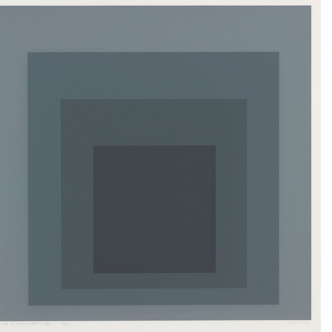 Josef Albers — Серый инструментарий I: пять пластин, изображение 2