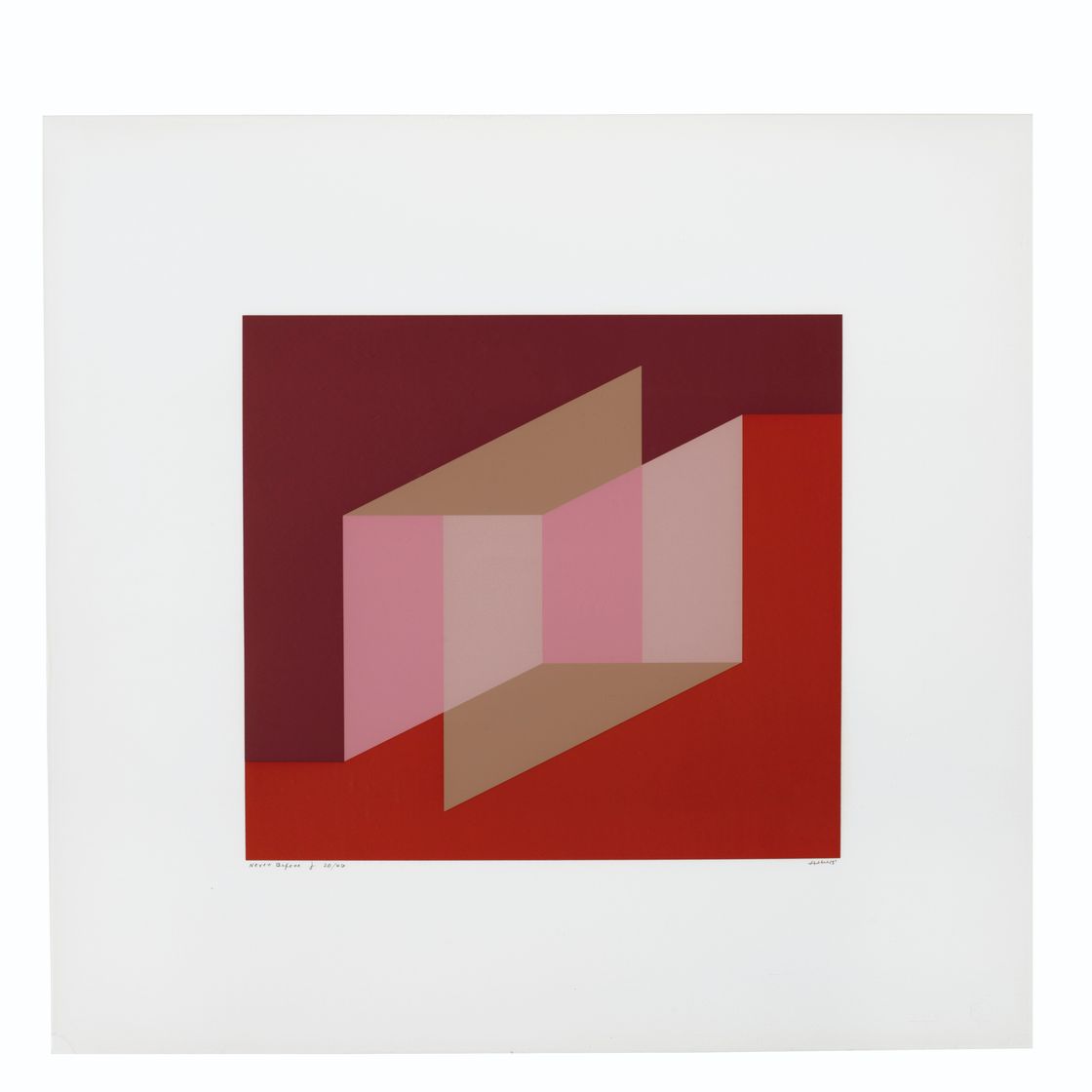 Josef Albers — Никогда раньше: шесть тарелок, изображение 4