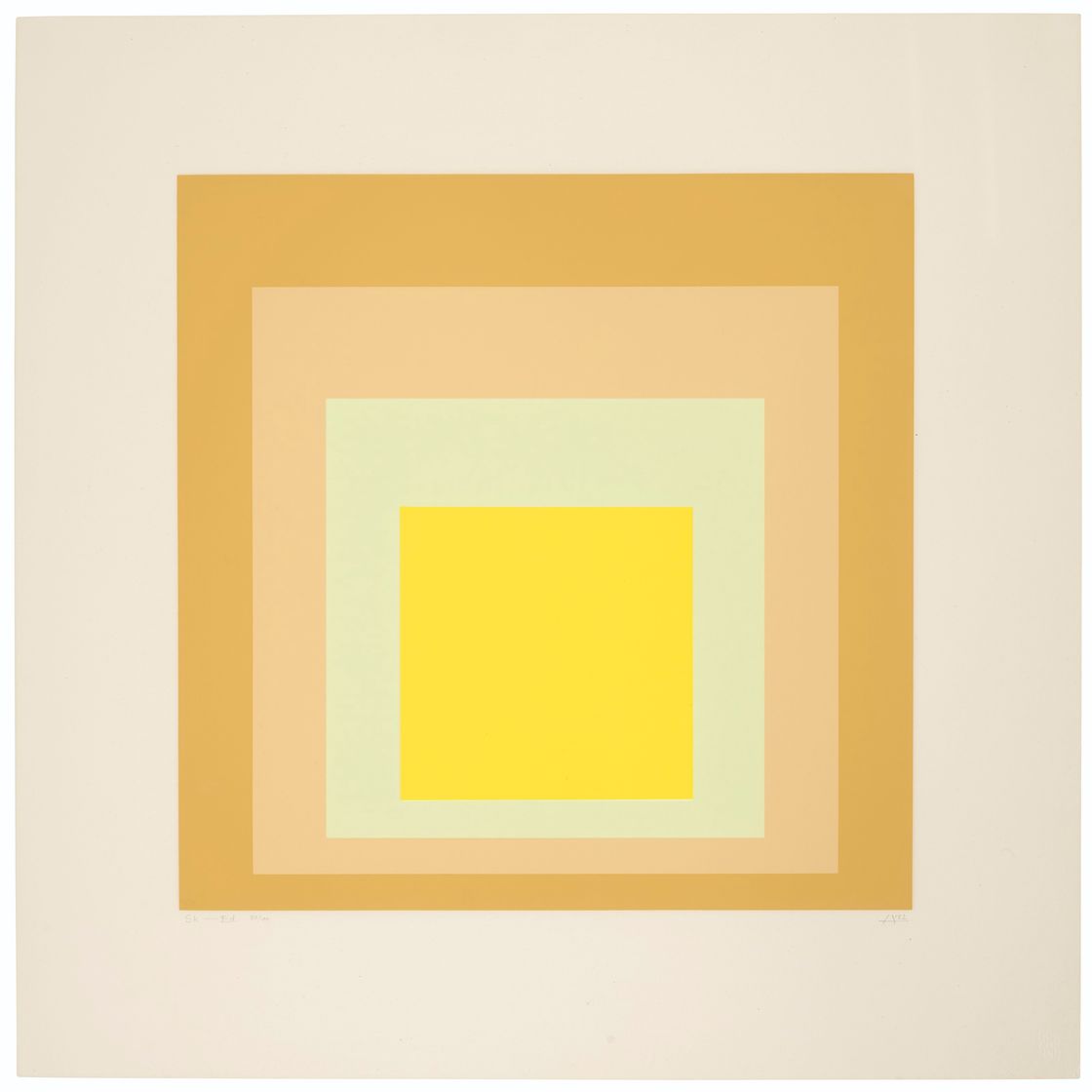 Josef Albers — Три гравюры художника, изображение 3