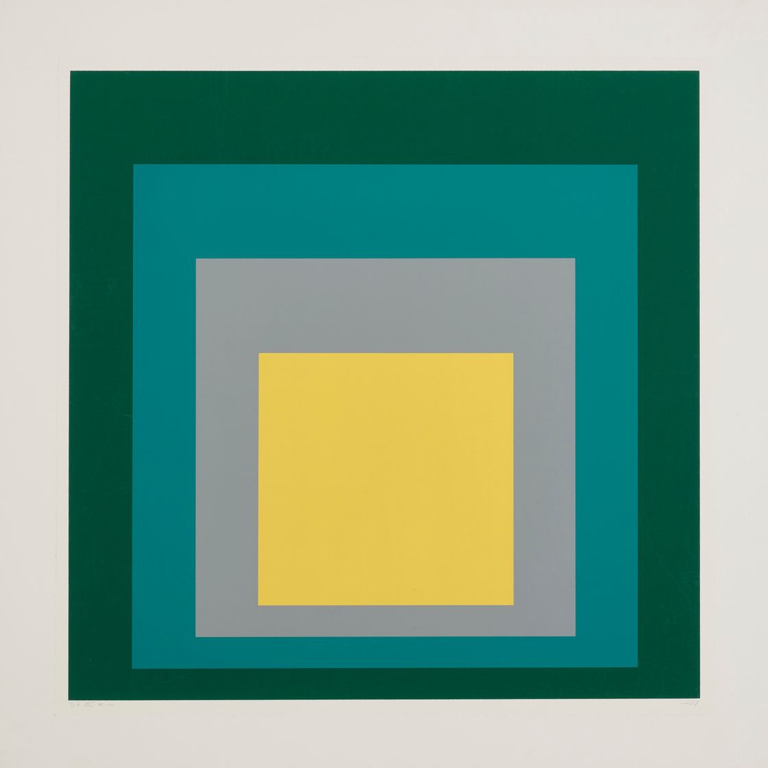 Josef Albers — SP VI, плановый выпуск портфеля SP, изображение 1