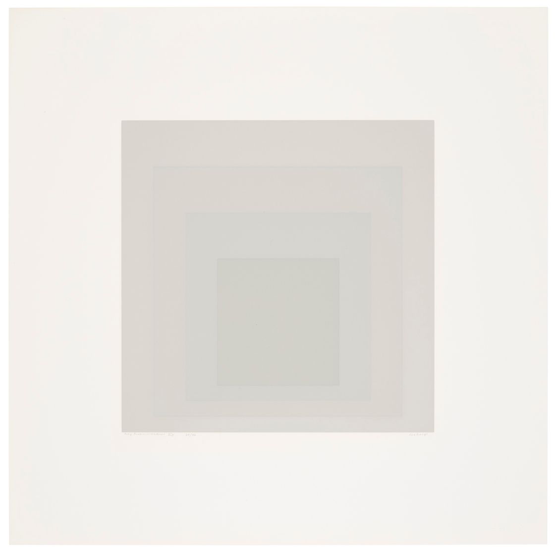 Josef Albers — Gray Instrumentation IIg, от Gray Instrumentation II