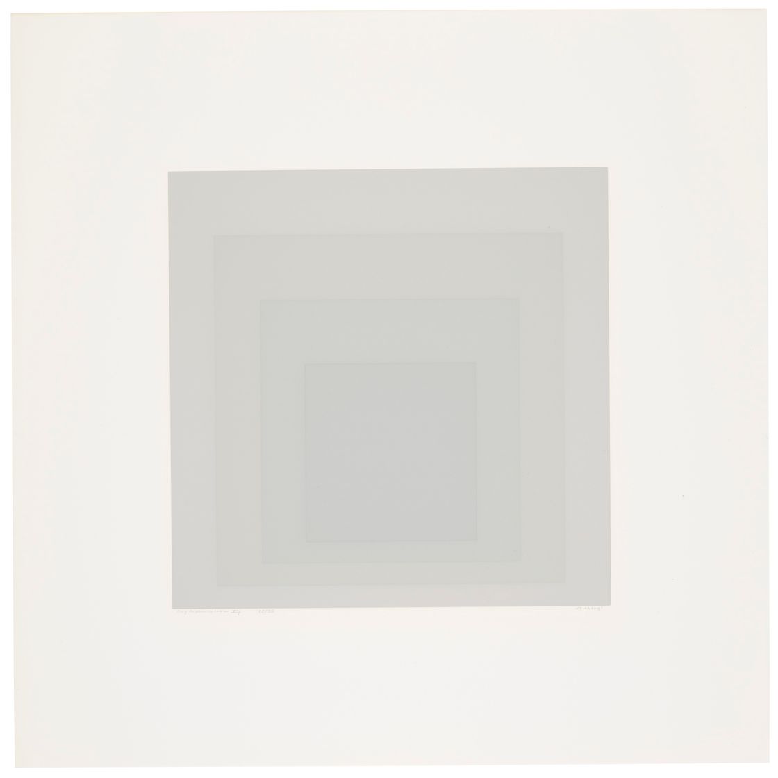 Josef Albers — Серый инструментарий IIj, от серого инструментария II