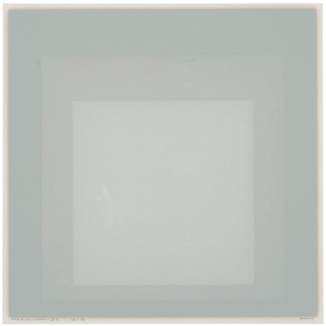 Josef Albers — Gray Instrumentation IIc, от Gray Instrumentation II