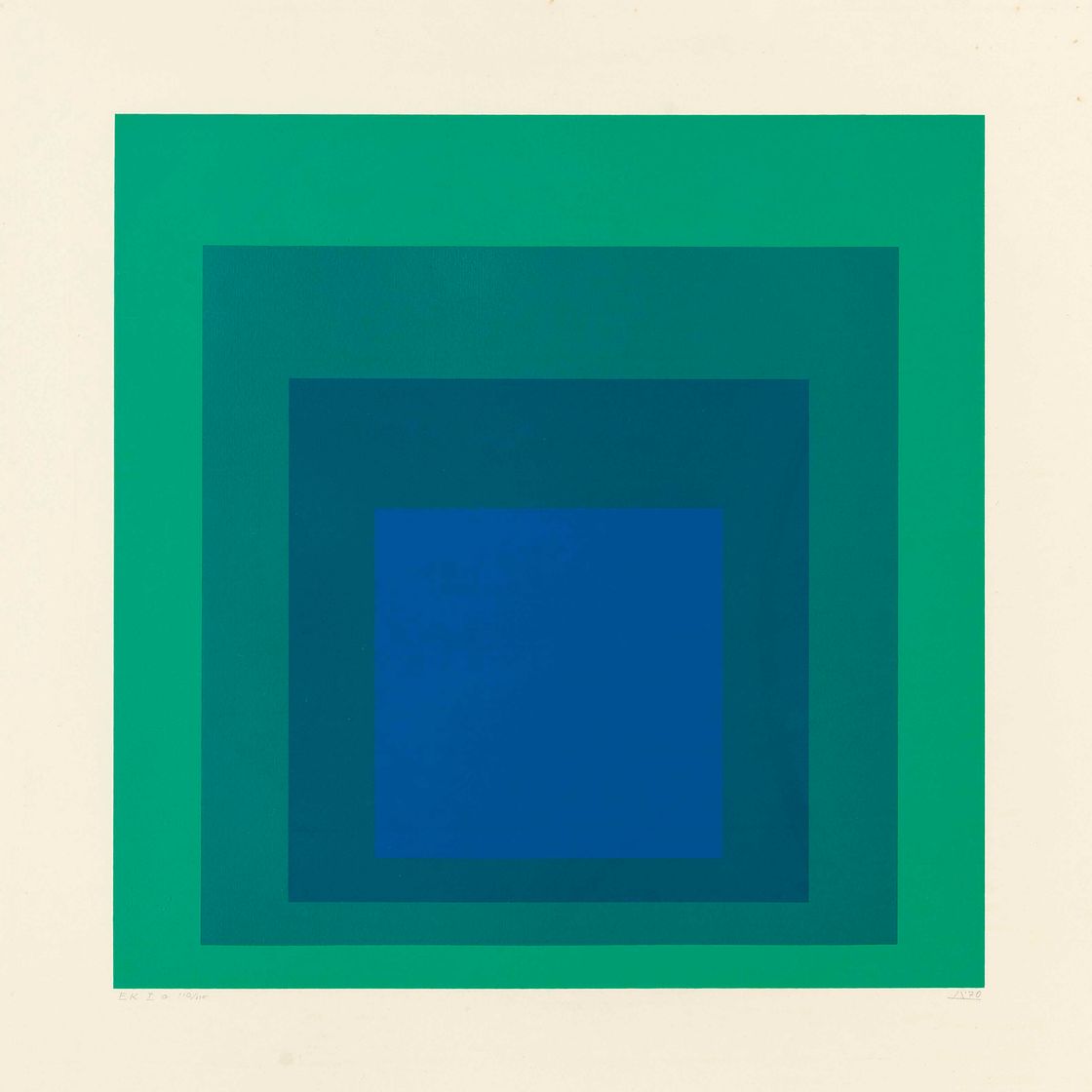 Josef Albers — ЭК Иа, откуда: из дома на площадь