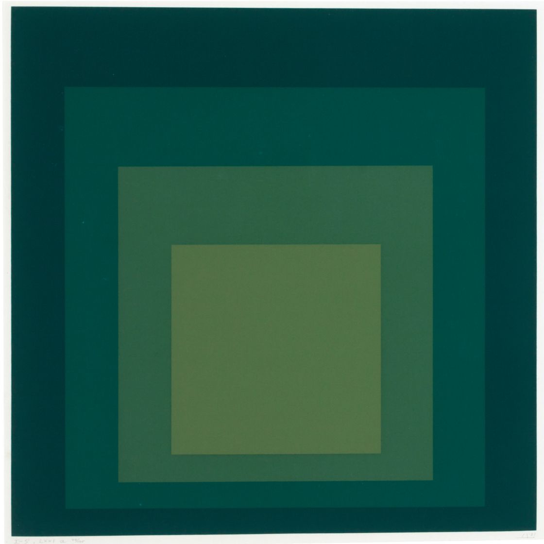 Josef Albers — Я-S LXXI b, изображение 2