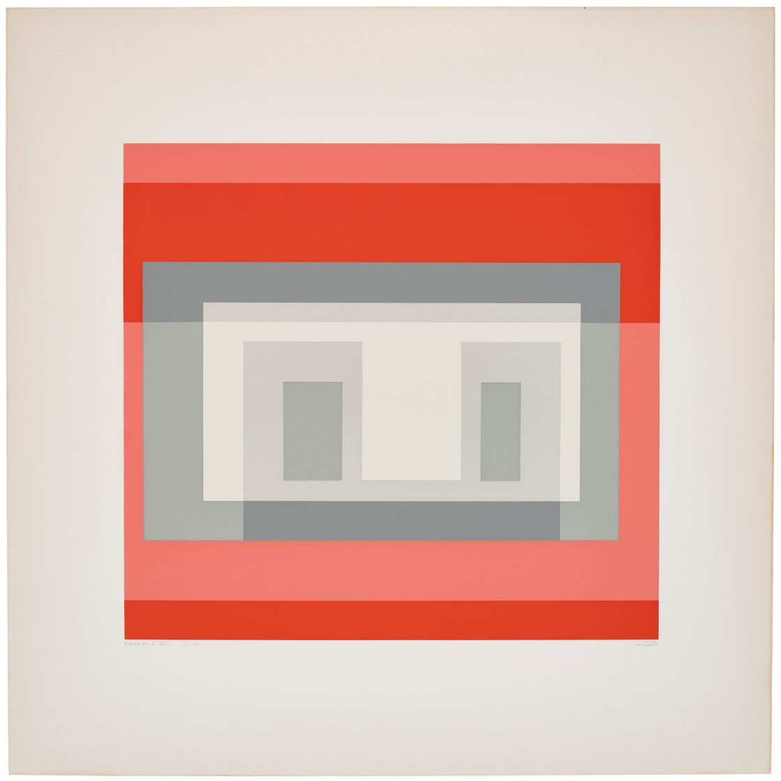 Josef Albers — Вариант VI, из десяти вариантов