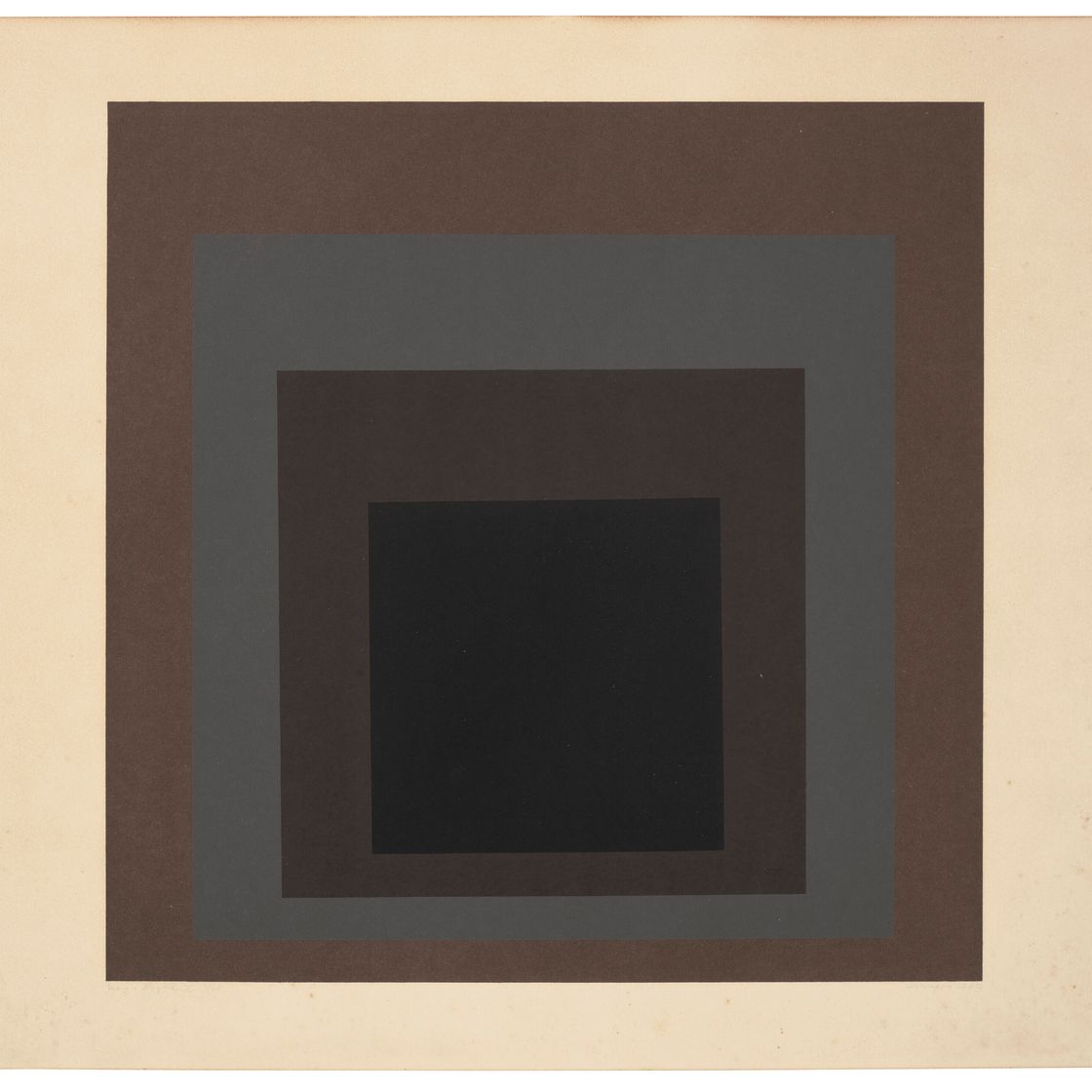 Josef Albers — Пластина X, снятая днем и ночью : дань уважения Площади