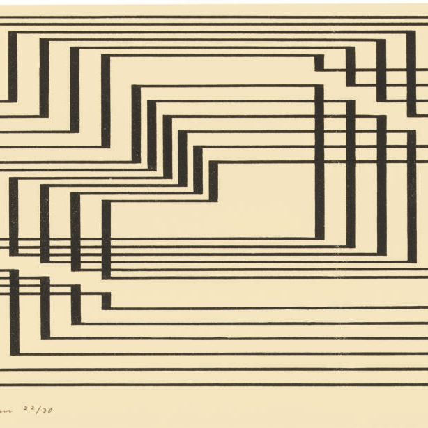 Josef Albers — Промежуточный, из "Графической тектоники" (Д. 101)