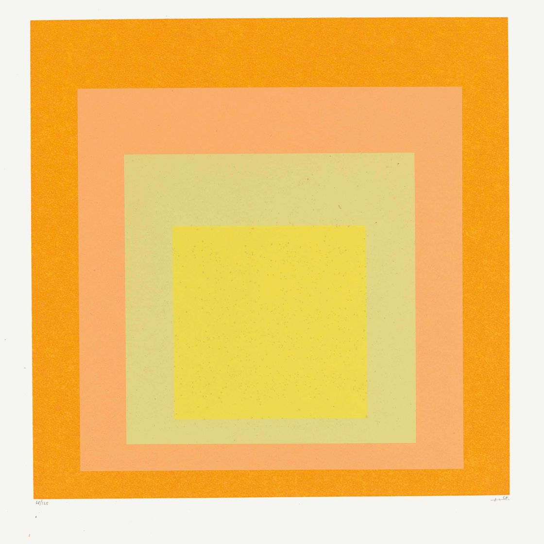 Josef Albers — Дань уважения Карре : одна тарелка