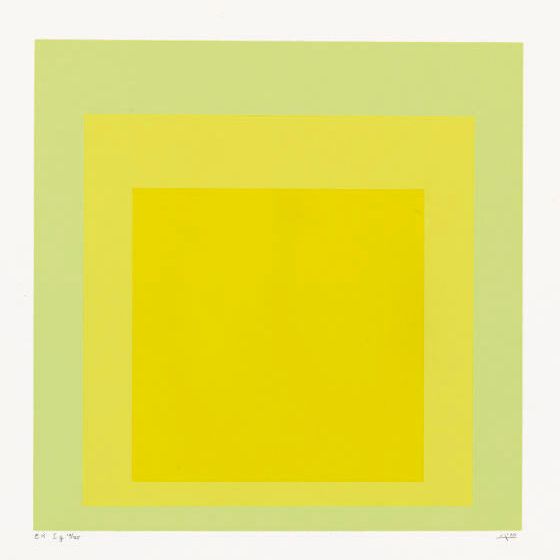 Josef Albers — Например, из книги "Дань уважения площади": издание Keller Ia-Ik (Danilowitz 203.7)