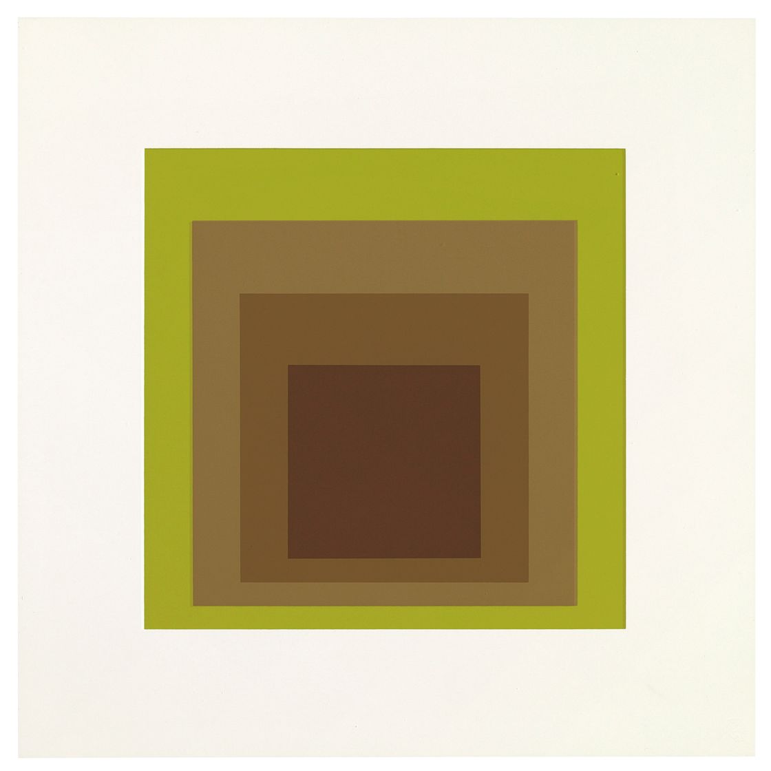Josef Albers — Золотые ворота, от мягкого края до жесткого края