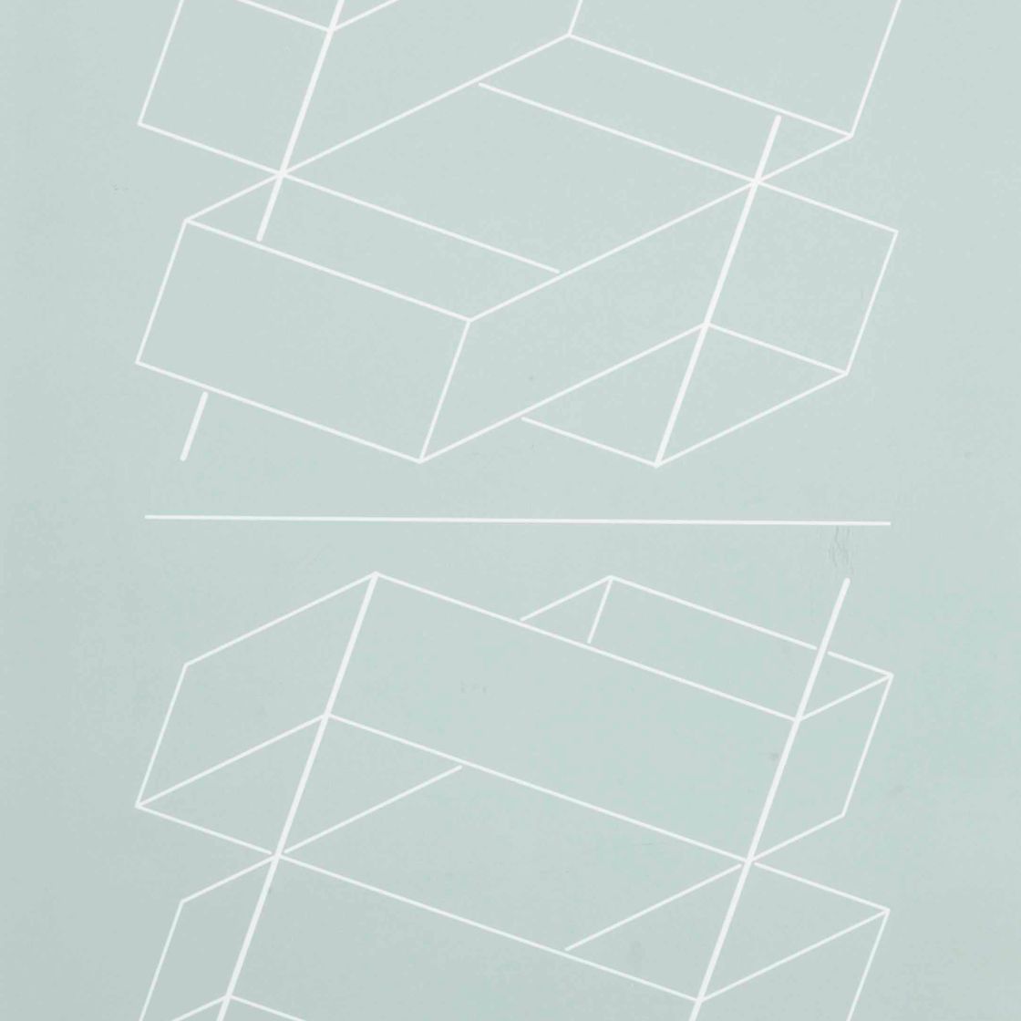 Josef Albers — Белое тиснение на сером фоне (WEG IV)