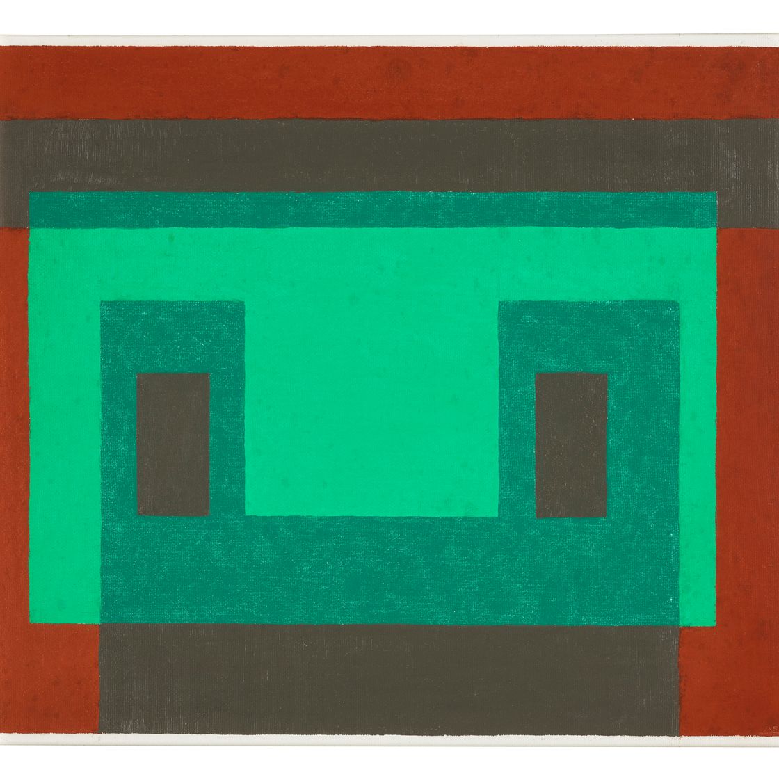 Josef Albers — Светло-зеленый фасад, изображение 1