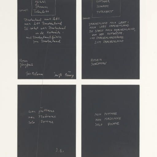 Joseph Beuys — Смертельное ложе из ледниковой губки (Sch. 308)