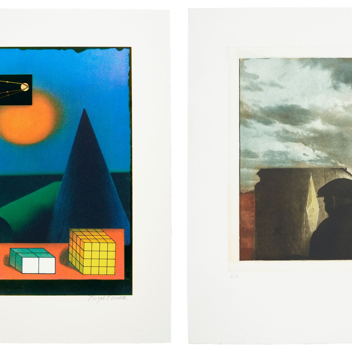 Joseph Cornell — Принты для Phoenix House: Два принта, изображение 1