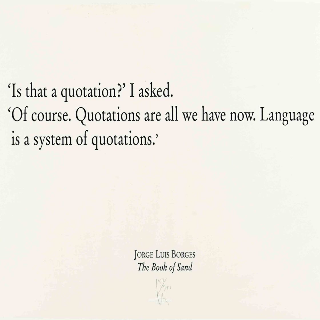Joseph Kosuth — Цитируемый