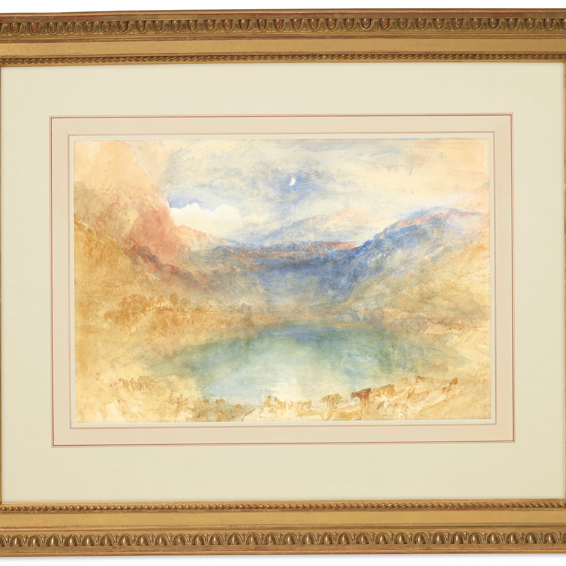 Joseph Mallord William Turner — Лунгернзее в лунном свете, Швейцария, изображение 2