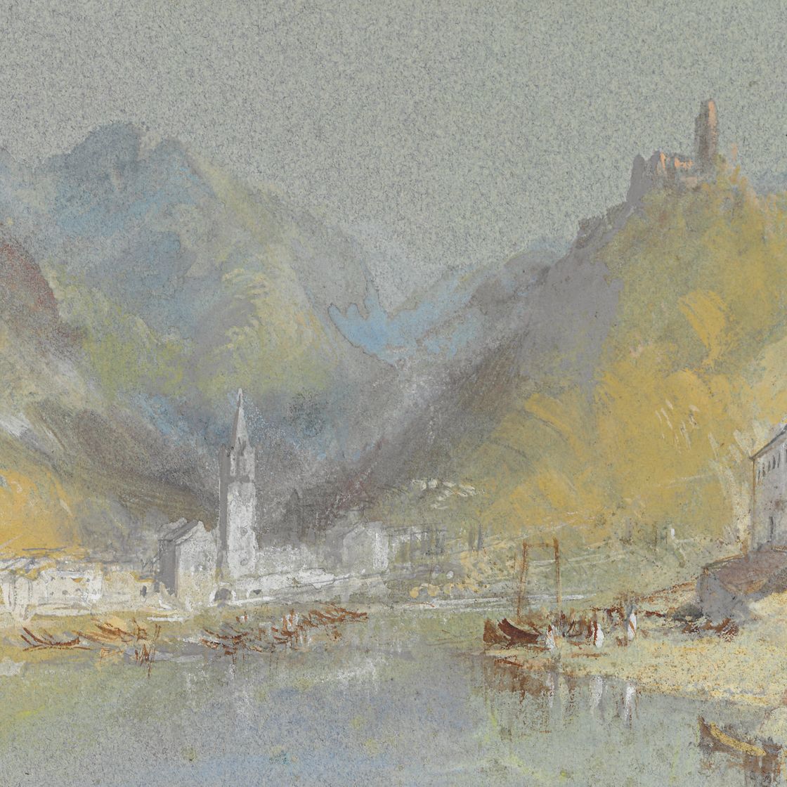 Joseph Mallord William Turner — На Мозеле: Бернкастель, Кус и Ландсхут, Германия