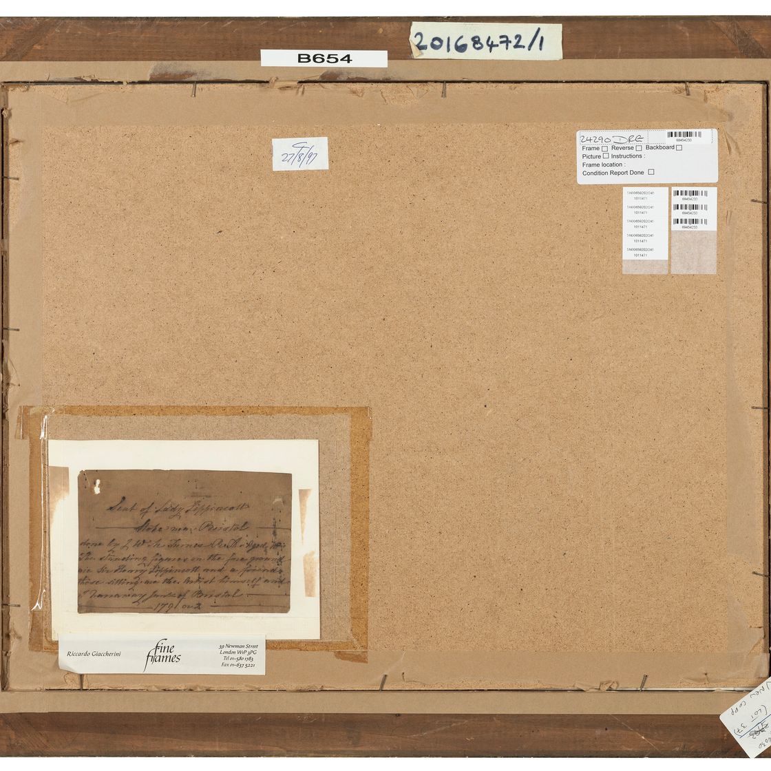 Joseph Mallord William Turner — Вид на Сток-Хаус, недалеко от Бристоля, изображение 3