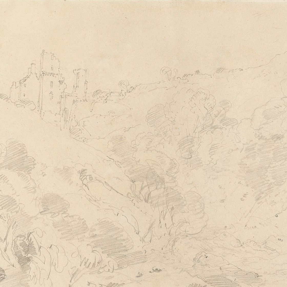 Joseph Mallord William Turner — Смотрю на замок Рослин (Хоторнден)